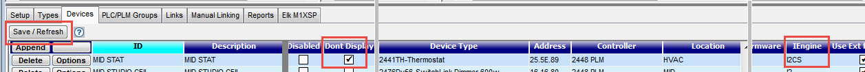 Stat Devices Setup