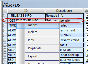 Insert Macro